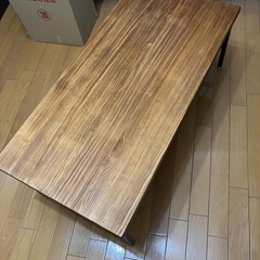 ローテーブル　ウッドアイアン　幅100センチの画像
