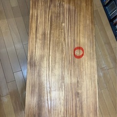 ローテーブル　ウッドアイアン　幅100センチの画像