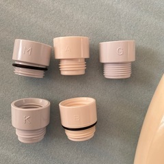 シャワーベッド2個の画像