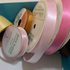 お取引中手芸用品サテンリボンの画像