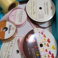 お取引中手芸用品サテンリボンの画像