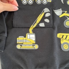 西松屋はたらく車トレーナー100cmの画像