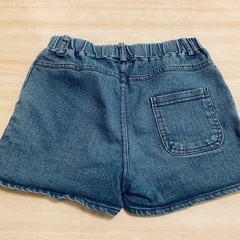 デニムショートパンツ　120の画像