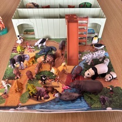 【アニア】あそべる！おかたづけバッグ &アニア詰め合わせの画像