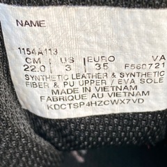 アシックス　スニーカー　22cmの画像