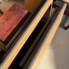 無料　折りたたみ　長机　2つまとめ　1の画像