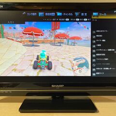 SHARP 22V型 液晶テレビ AQOUS LC-22K5【※B-CASカード無し】の画像