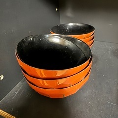 お椀やお盆の画像