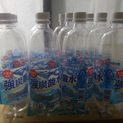 空き容器(強炭酸水ペットボトル)　12本