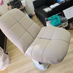 中古品　座椅子（XR-282)　１脚　カバー脱着式/洗うことが可能。の画像