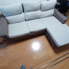 ソファ貰ってください)3人がけの画像
