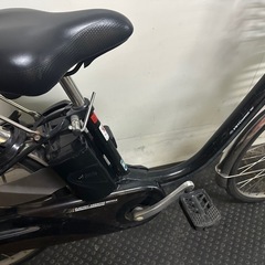 東京23区配達無料🌈17.6Ah大容量🌈新基準 Panasonic パナソニック ビビチャージw  17.6Ah リチウム 電動自転車中古　1969の画像