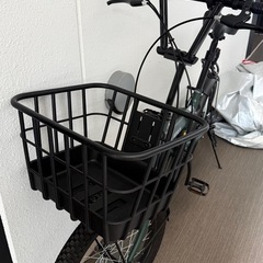 折りたたみ自転車　※カゴ・カバー付きの画像