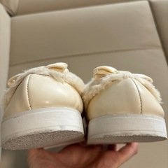 七五三　3歳　女の子　うさぎ　ファー草履サンダルの画像