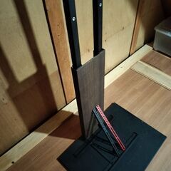 wall液晶テレビ台 1500円　自立式ハイタイプ　取付け金具全てありの画像