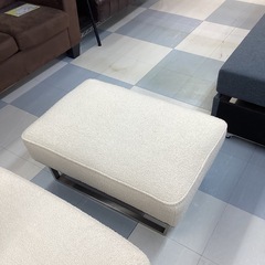 🛋️春日市🛋️2Pオットマン付きソファ🛋️2人用🛋️ソファ🛋️白色🛋️かわいい🛋️定価42,800円🛋️No2173の画像