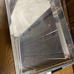 ✨ステンレス製ラック 台所用収納台（半ジャンク／約45×30×30cm）の画像