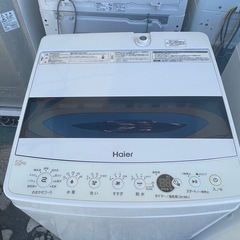 【リサイクルサービス八光】2020年製　ハイアール　全自動洗濯機  ホワイト JW-C55D-W [洗濯5.5kg /簡易乾燥(送風機能) /上開き]の画像