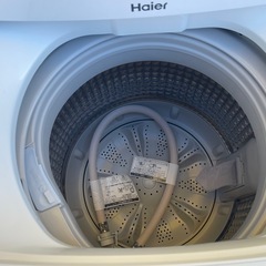 【リサイクルサービス八光】2020年製　ハイアール　全自動洗濯機  ホワイト JW-C55D-W [洗濯5.5kg /簡易乾燥(送風機能) /上開き]の画像