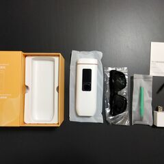 【新品未使用】Ni Zmir 脱毛器 vio対応 冷却機能付き メンズ 髭 IPL 無痛 脱毛 照射回数無制限 5種類モード 手動/自動 身適用 家庭用 光脱毛器 光美容器 光エステ 軽量 レディース 男女兼用 ワイパ/保護眼鏡/収納袋付き 日本語説明書 (A10)の画像