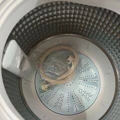 【★引取限定】 ハイアール AQUA 6kg 簡易乾燥機能付き 全自動洗濯機  AQW-S6M 2022年製の画像