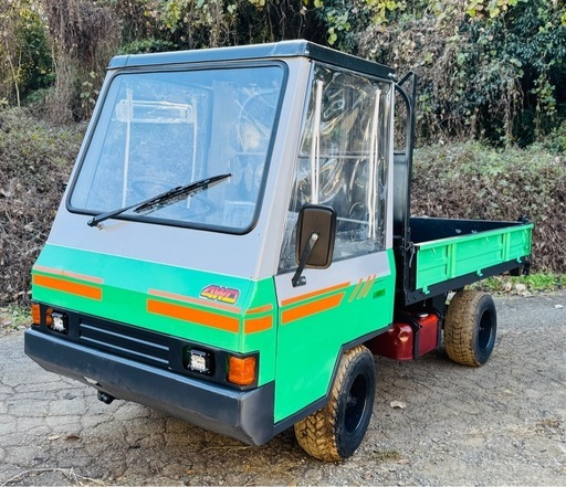 筑水キャニコム 乗用車 ELL801 油圧ダンプトラック 自走式 ガソリン 2WD-4WD