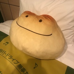 カエルまんじゅうクッションの画像