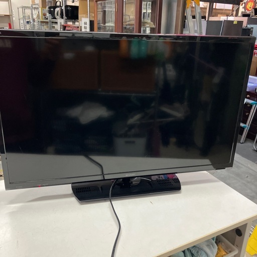 ロ2511-715SHARP 液晶カラーテレビ 2T-C32AE1 2020年製　リモコン付き　地上波のみ動作確認済み　キズ汚れ有り