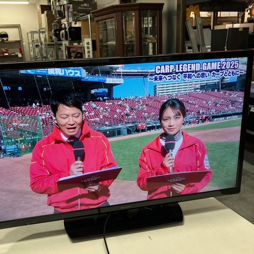 ロ2511-715SHARP 液晶カラーテレビ 2T-C32AE1 2020年製 リモコン付き