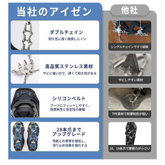 新品！　28本爪アイゼン　Mサイズ　【直接引取限定】の画像