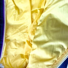 こどもビームス　デニム風ダウンコート90サイズの画像