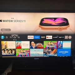 SONYテレビとリモコンのみ(配線一式つきません)の画像