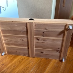 DYIしたベッド下収納キャスター付の画像