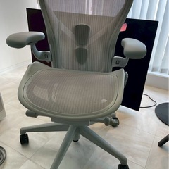 Herman Miller（ハーマンミラー）アーロンチェア リマスタード Mineral（ライトグレー）の画像