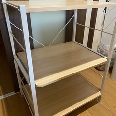 キッチンラック　スライド棚付き
の画像