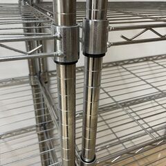 決まりました　3セット　まとめ売り ルミナス　スチールラック　幅90奥行き45高さ175　棚14枚　ポール径25mmの画像