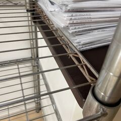 決まりました　3セット　まとめ売り ルミナス　スチールラック　幅90奥行き45高さ175　棚14枚　ポール径25mmの画像