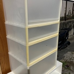 ★4段衣装ケース‼️分解🉑の画像