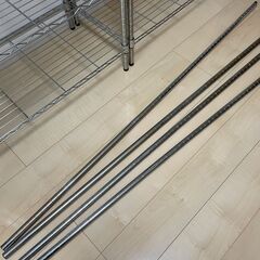 決まりました　3セット　まとめ売り ルミナス　スチールラック　幅90奥行き45高さ175　棚14枚　ポール径25mmの画像