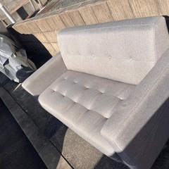 2〜3人がけソファ グレーの画像