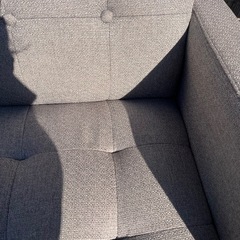 2〜3人がけソファ グレーの画像