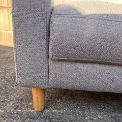 2〜3人がけソファ グレーの画像