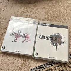 PS3 本体　コントローラー　ファイナルファンタジー　ソフト　2点の画像
