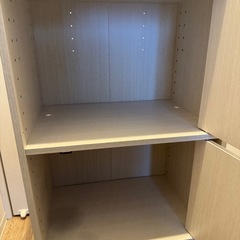 Nカラボ 扉付き 3段 カラーボックス ニトリ の画像