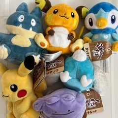 【受付終了】ポケモンぬいぐるみセット一部タグ付き有りの画像