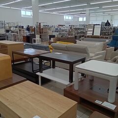 ★リユースのサカイ日立店★HJ8436 NITORI ローテーブル ナチュラルベージュ H37.5～61×D60×W100 クリーニング済み の画像