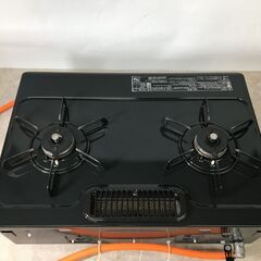 Paloma/パロマ ガステーブル IC-S37DX-L ブラック/黒 2022年製 スパーク確認のみ ガラストップ 25k菊NSの画像