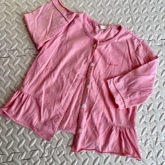 薄手カーディガン　120cmの画像