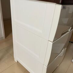 チェスト フィッツプラス 3段 幅35×奥行41×高さ66cmの画像