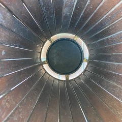 傘立て　木製　樽型　1点　カリモク　昭和レトロ　アンティーク　インテリアの画像